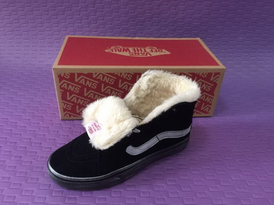 Vans High Top Shoes Lined with fur--035